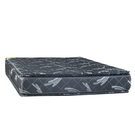 Colchon Maxiking Brisas King Size 180x200x30cm Espuma de Alta Densidad Doble Pillow de Jackard