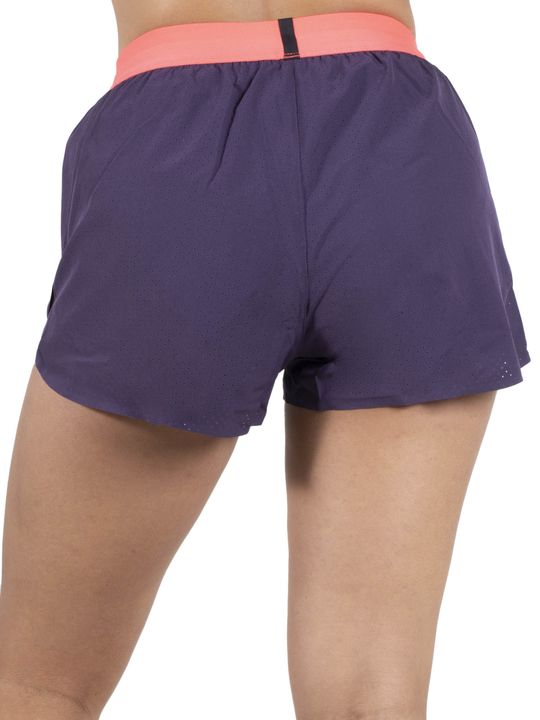 Short Saucony Endorphin Split Mujer Running Violeta - Vista 2