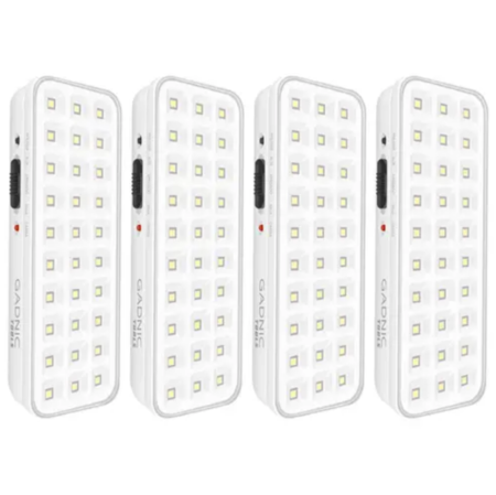 Kit x4 Luz de Emergencia Gadnic Tools L30 30 Led Alta Luminosidad 6500K