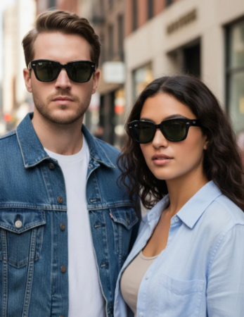 Lentes de Sol Ray Ban RB 2186  State Street Negro - Verde oscuro