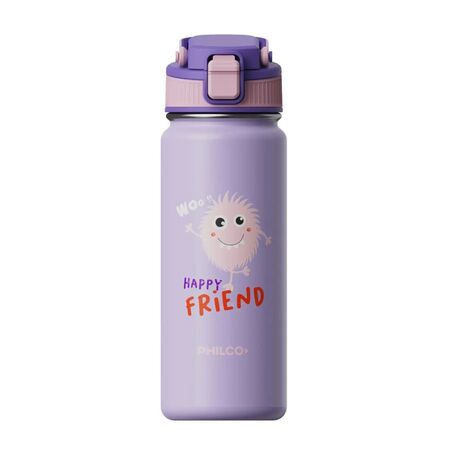 Botella Termica Infantil De Acero Inoxidable 530ml Lila TL500PHP