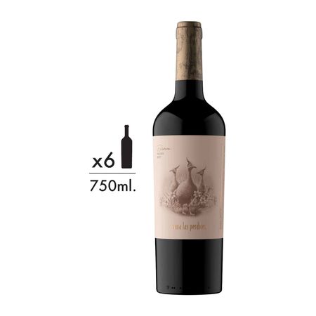 Vino Tinto Las Perdices Reserva Malbec Caja x 6