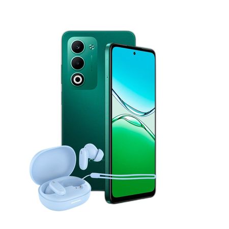 Combo Oppo A5 4G 4+256GB Verde + Dekkin FlowBuds TWS Celeste