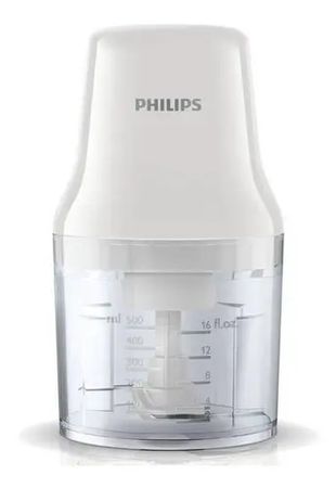 Picadora Philips Daily Collection 450w/ Chopper/ Hr1393 Color Blanco