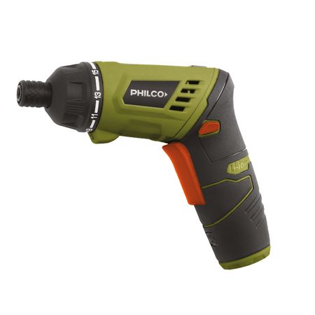Destornillador Inalmbrico Philco Di331p 3.6v 210rpm