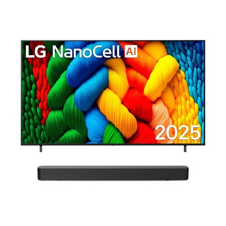 Combo Smart TV LG 75" NanoCell 4K 60Hz + Barra de Sonido Philips 60W