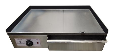 Plancha Hamburguesera Lomitera Electrica Colucci Acero Inox Gris