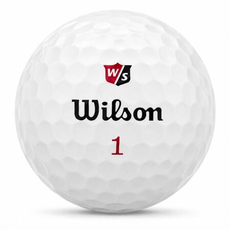 Pelotas Golf Wilson Duo Soft Bolsa Mesh X 24 blancas