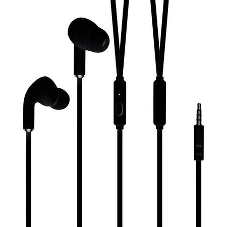 Auricular In Ear Dekkin 3.5mm con Microfono Negro