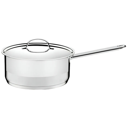 Cacerola Tramontina Profesional 24cm Acero Inox T/ Fondo Gris