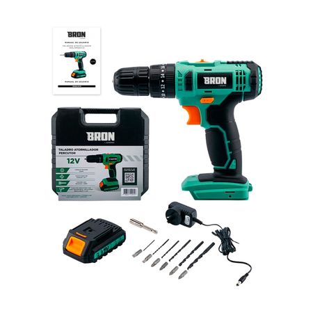 Taladro Percutor Atornillador 12v Gadnic Potencia y Precisión