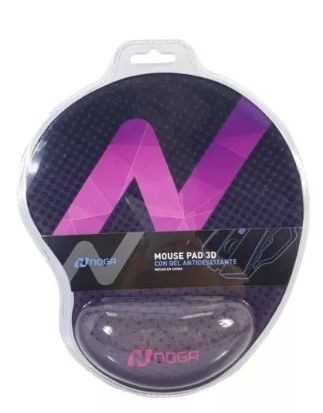 Mouse Pad 3D Negro / Violeta Noga ( MOUSE PAD 3D NV)