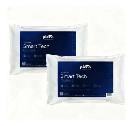 Almohadas Smart Tech Confort Piero Fibra 70x40cm Combo x2