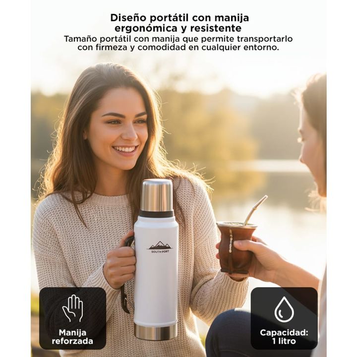 Termo South Port Acero Inoxidable 1L - Vista 5
