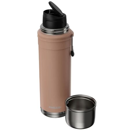 Termo Philco de Acero Inoxidable 650ml Terracota con Pico Cebador TT650PHP