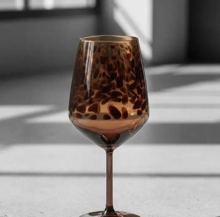 Set X 6 Copas De Vino Leopard 490 Ml Leopard