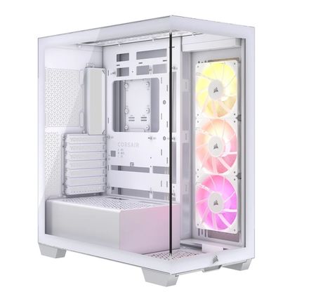 Gabinete Corsair 3500X TG Mid-Tower ARGB Fan x3 White