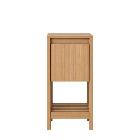 Vanitory De Pie Con Techo 0.40 Mts 2 Puertas 1 Perforacion Tables COD: 3184-Coc Coco Bolo