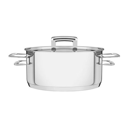 CACEROLA BRAVA ACERO CON ASAS 24 CM TRAMONTINA (62403/240)