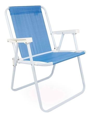 Silla Alta de Acero Mor Sannet Playa Camping 110 Kg