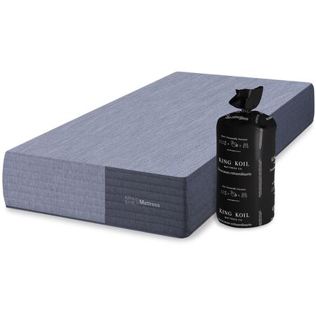 Colchon King Koil G24 en Caja 1 Plaza 80x190x24cm Espuma de Alta Densidad con capa interna Soft
