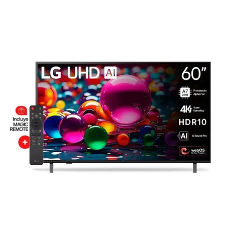 led 60 pulgadas smart tv lg uhd 4k - 60ua8050psa