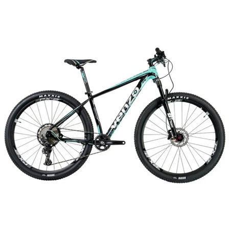 Bicicleta MTB Venzo Atix Ex R29 12V Talle S Shimano NegroTeal Disco Hidr.