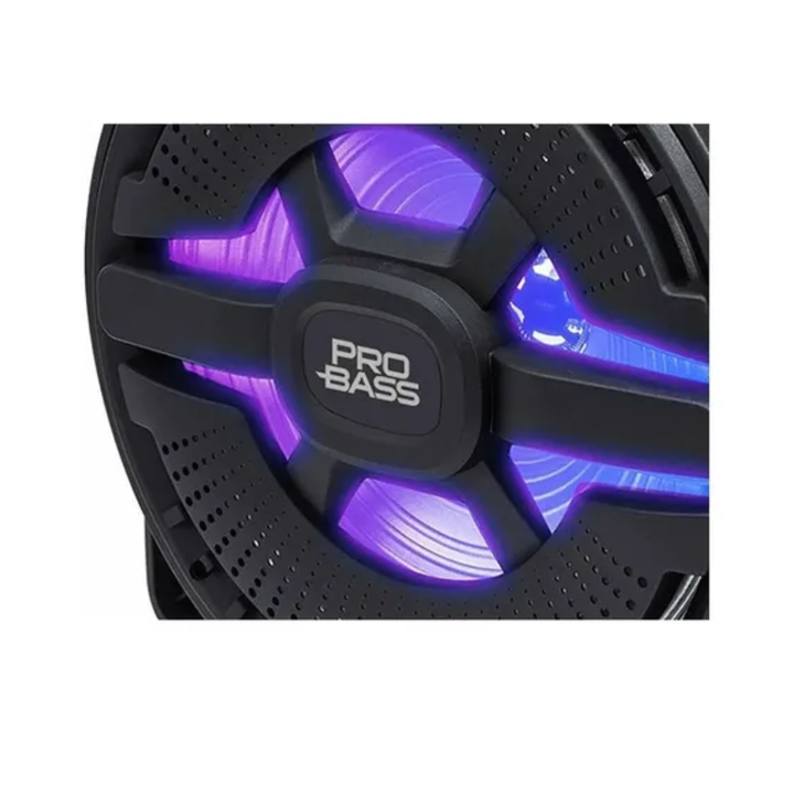 PARLANTE PORTATIL 15 BT PROBASS WOOFER 700W - Vista 2