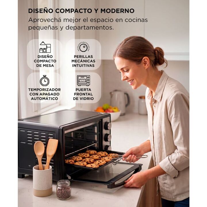 Horno Eléctrico Cuk by Gadnic 25L 1600W Multifunción - Vista 1