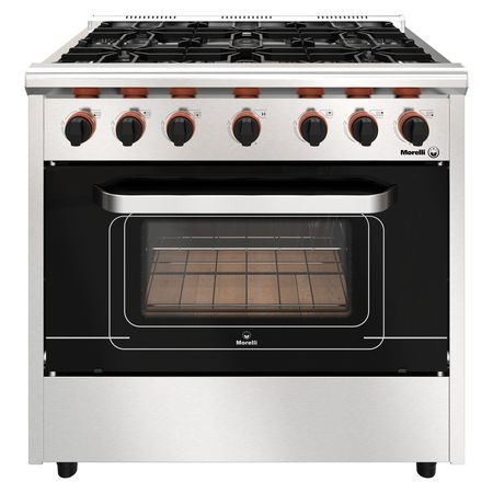 Cocina Morelli Country 900 Puerta Vidrio - Cocina a Gas