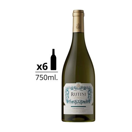 Vino Blanco Rutini Coleccion Chardonnay Caja x 6