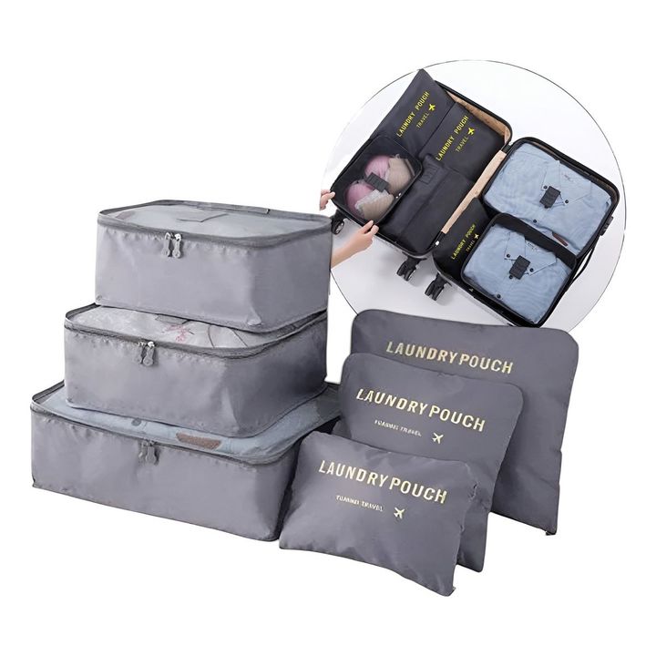 Set Organizador De Ropa X6 Para Valijas - Vista 1