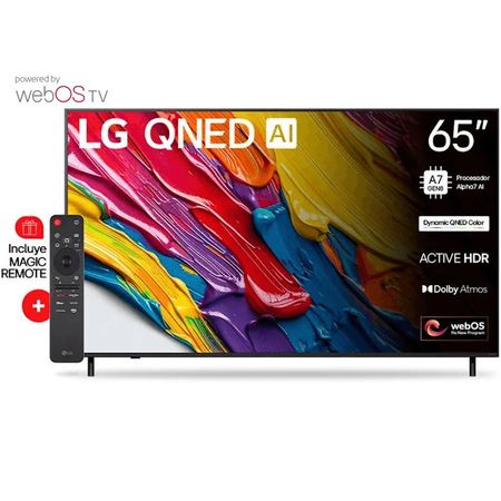 Smart Tv Lg 65 Uhd 4K Ai Thinq Procesador Alpha 7 8Va Gen Ai  65Qned82Asg