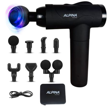 Pistola Masajeadora Muscular Alpina Inalambrica 30 Vel Ami01