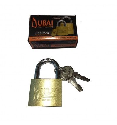 Candado bronceado 50mm Dubai EVOL3150