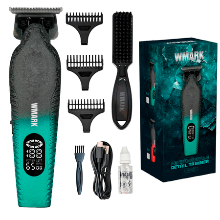 Trimmer Inalámbrica Recargable Wmark NG-7205 Pantalla Led