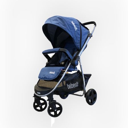 Coche De Paseo Bebesit Manillar Rebatible Y Varias Posiciones Azul 1390-D