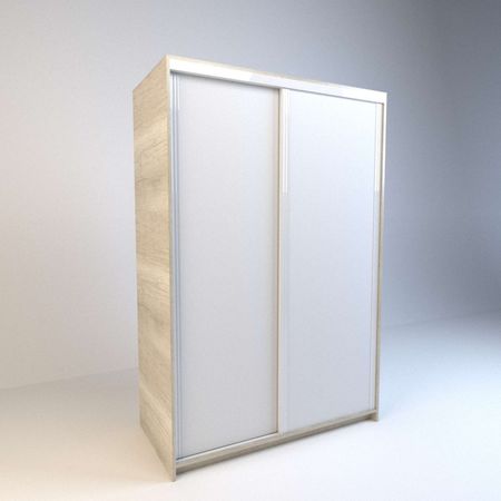 Placard Corredizo 1,20 2 Cajones Caoba Tabaco Tables