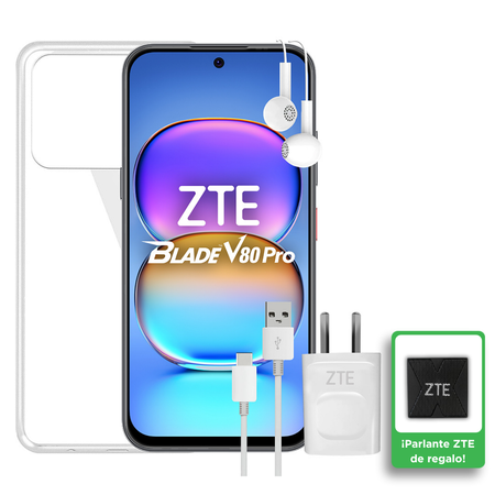 Celular ZTE Blade V80 PRO (256+8GB) Black + Parlante De Regalo