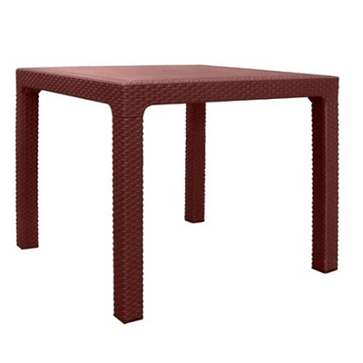 Mesa PVC Simil Ratan Quality Plastic 70x70