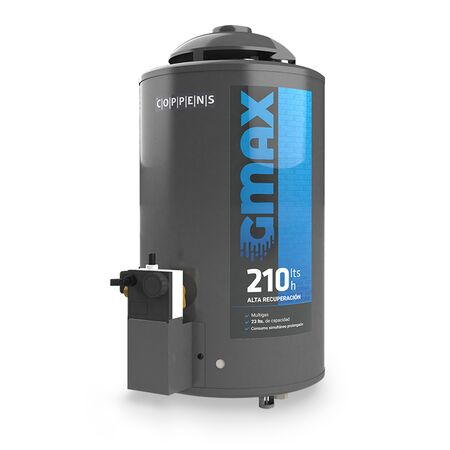 Termotanque 23L Alta recuperacion Coppens Gmax210 Conexion.dual