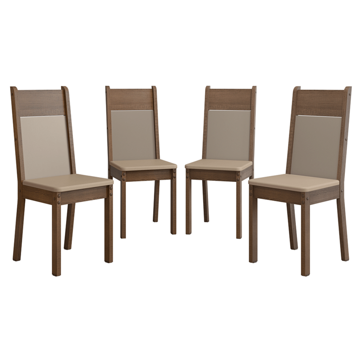 Set De 4 Sillas De Comedor Madesa 01 - Vista 7