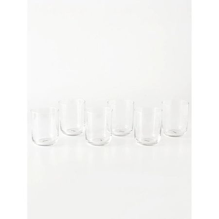 Set 6 vasos Blackly Rim Transparente 320 ml