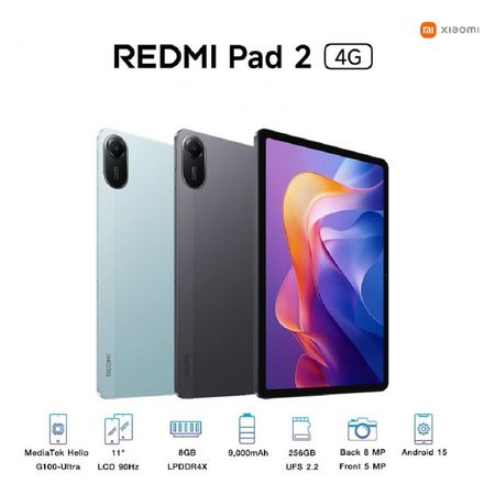TABLET XIAOMI REDMI PAD2 11 256GB RAM 8GB Con 4G