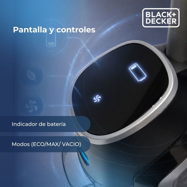 Aspiradora y Trapeadora Inalámbrica Duo Pro Max Black & Decker BXUVXA04 - Vista 8