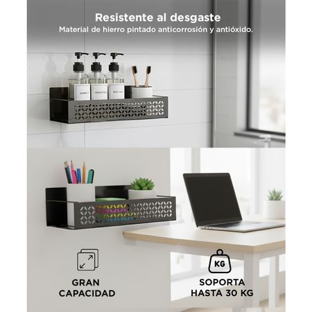 Set Organizador Especiero y Portarrollo Gadnic Estante Magnetico para Heladera