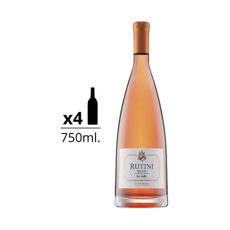 Vino Rosado Rutini Alta Gama Rose De Malbec Caja x 4