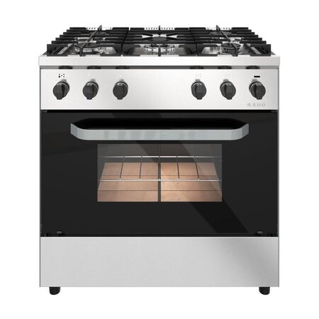 Cocina Saho Kuma 820 Con Puerta Visor 5 Hornallas