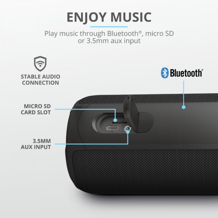 Parlante Trust Caro Max Bluetooth Portátil - Vista 2