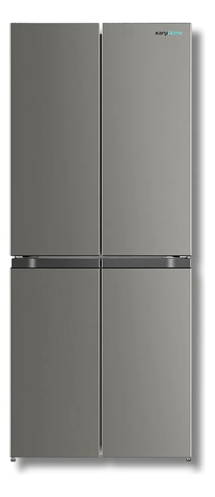 Heladera De 4 Puertas Kanji con Freezer Kjh-sf380ge No Frost 380ll Gris Oscuro - Vista 1